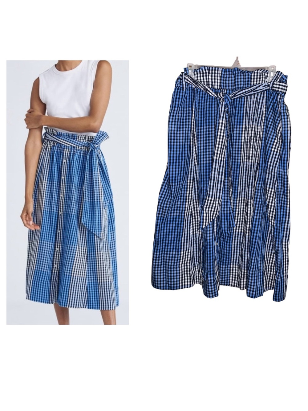 Free Assembly Maxi Skirt with Elastic Waist